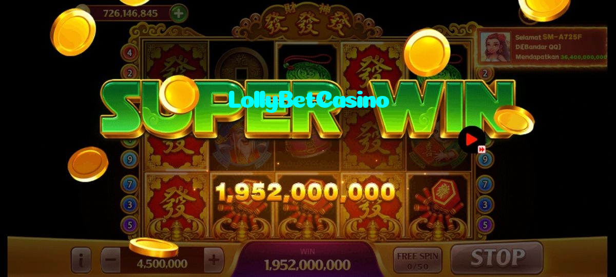 LollyBetCasino casino presented on mobile device in Pakistan with slots and live games